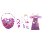 Vestitini bambola BARBIE Abiti e Borsette Assortito HJT42