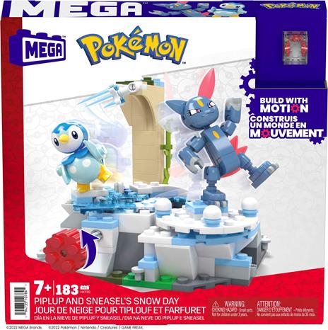 MEGA Pokémon Piplup e Sneasel Divertimento sulla Neve - 6