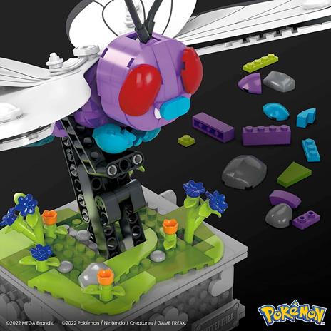 Pokémon Mega Construx Construction Set Motion Butterfree Mattel - 5