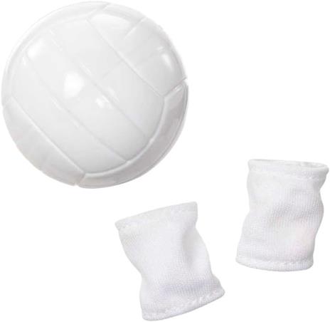 Barbie Carriere - Barbie Pallavolista, bambola snodata con divisa sportiva, palla e accessori, HKT72 - 4