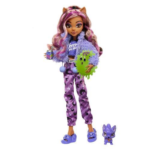 Bambola MONSTER HIGH Clawdeen Wolf Creepover Party HKY67