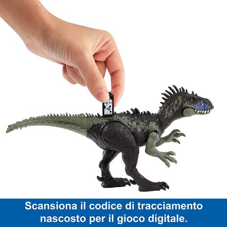 Jurassic World Dino Trackers Action Figura Wild Roar Dryptosaurus Mattel - 5
