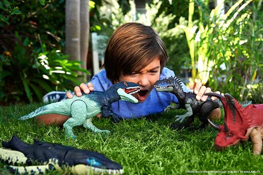 Jurassic World Dino Trackers Action Figura Wild Roar Eocarcharia Mattel - 2