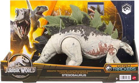 Jurassic World Dino Trackers Action Figura Gigantic Trackers Stegosaurus Mattel - 6
