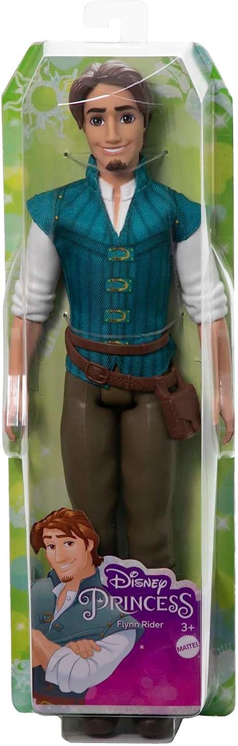 Disney Princess Mattel Games Flynn Rider, Bambola con Look Ispirato al Film Rapunzel - 6