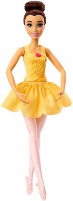 Disney Princess Bambola Belle Ballerina, Giocattolo per Bambini, Idea Regalo, 3+ Anni