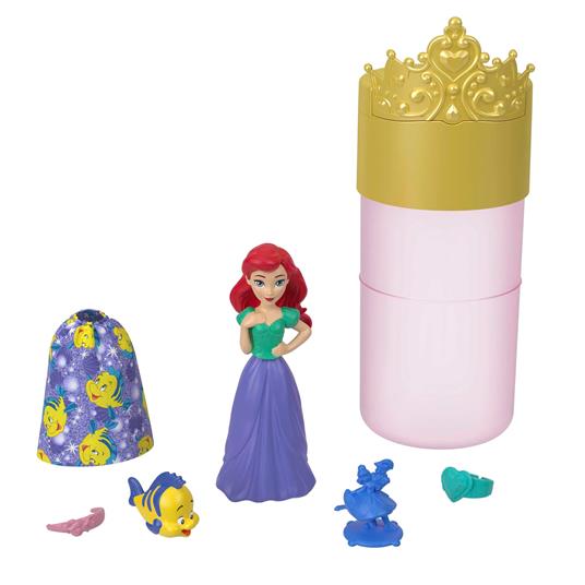 Disney Princess - Royal Color Reveal, assortmento, Bambola con 6 sorprese da rivelare, Serie Amici con Personaggio - 5