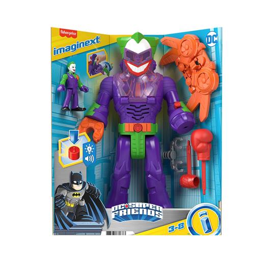 Imaginext DC Super Friends Batman collezione giocattoli, personaggi Insider e robot con luci e suoni - 5