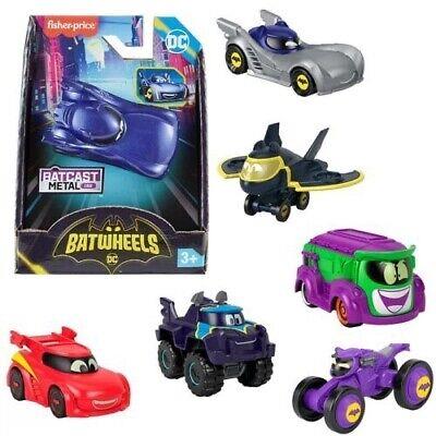 Batwheels Bam The Batmobile - Veicolo in scala 1:55, Fisher Price, Eta 3+