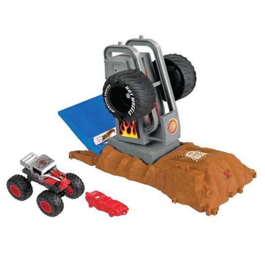 Hot Wheels - Monster Trucks Arena degli Scontri, Playset con Veicolo incluso, Assortimento Casuale - 8