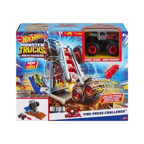 Hot Wheels - Monster Trucks Arena degli Scontri, Playset con Veicolo incluso, Assortimento Casuale - 3