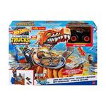 Hot Wheels - Monster Trucks Arena degli Scontri Semifinali, SHARK SPIN OUT PLAYSET collegabile con Veicoli Inclusi