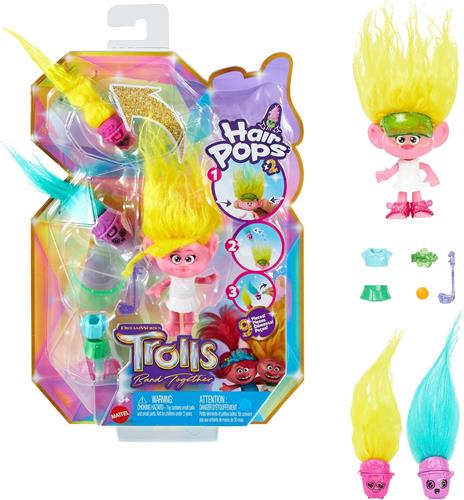 Trolls 3 - Tutti Insieme Assortimento Hair Pops - 5