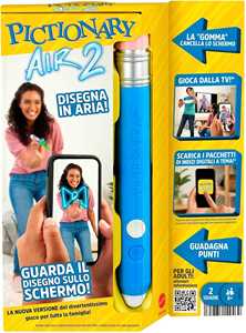 Giocattolo Mattel games  nuovo pictionary air 2 per disegnare in aria Mattel