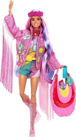 Barbie Extra Fly Bambola viaggiatrice con look a tema deserto