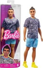 Barbie - Ken Fashionistas con capelli castani raccolti in uno chignon