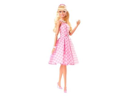Barbie The Movie Bambola Barbie In Pink Gingham Dress Mattel
