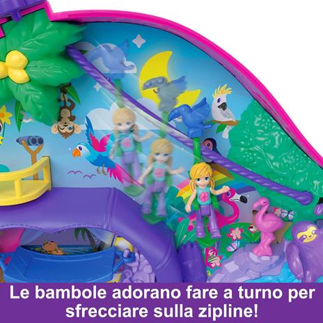 Polly Pocket Borsetta Dolce Bradipo, Giocattolo Da Viaggio, Bambole E Playset - 5