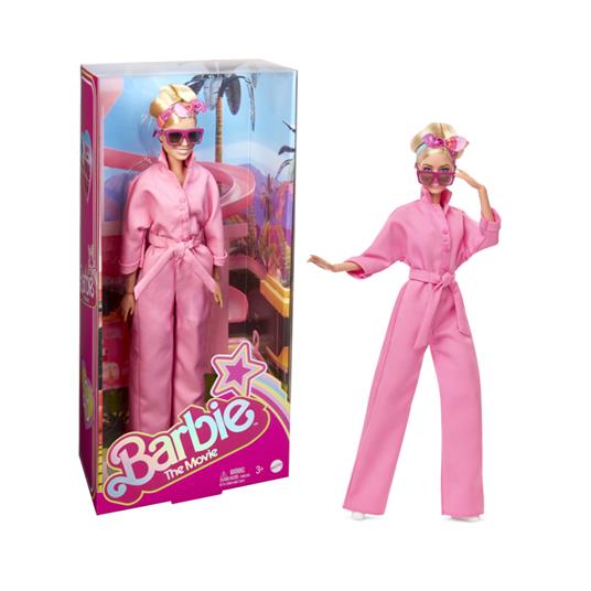 ?Barbie Margot Robbie, Bambola Del Film Barbie Da Collezione Con Tuta Pink Power, Occhiali Da Sole E Fascia Per Capelli