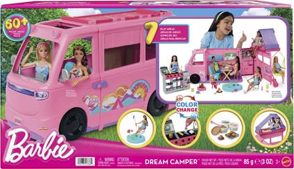 Playset Barbie New Camper Dei Sogni Con Accessori  Hrj78