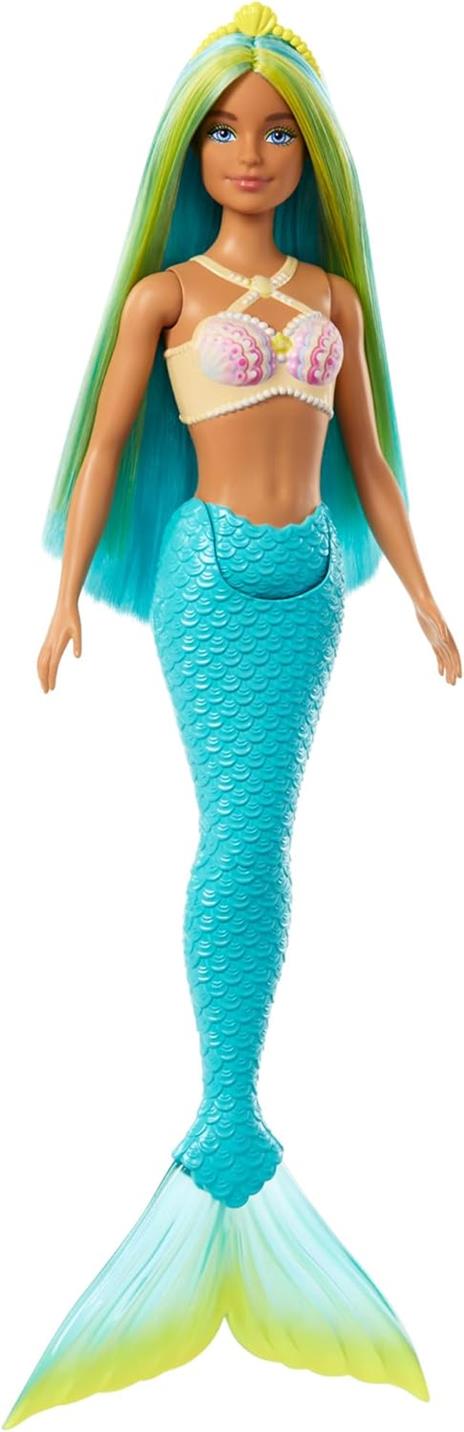 Barbie Fairytale Sirena Azzurra - 4