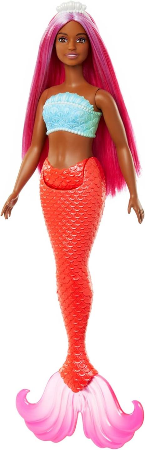 Barbie Fairytale Sirena Arancione - 4