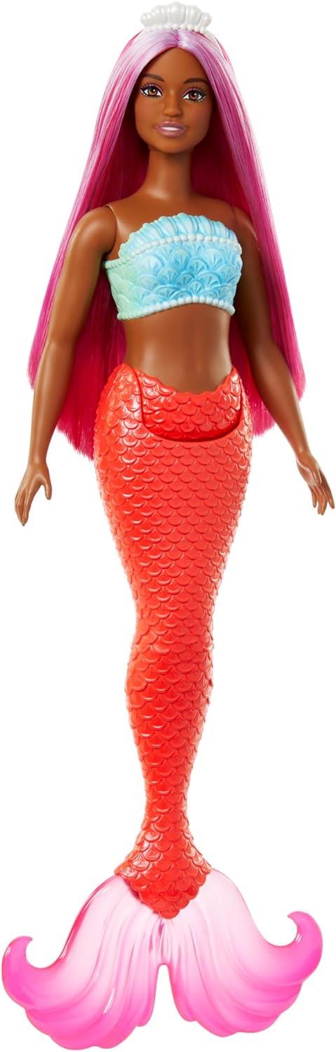 Barbie Fairytale Sirena Arancione - 5