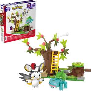 Giocattolo MEGA Pokémon Adventure Builder Bosco Incatato di Emulga e Bulbasaur MEGA