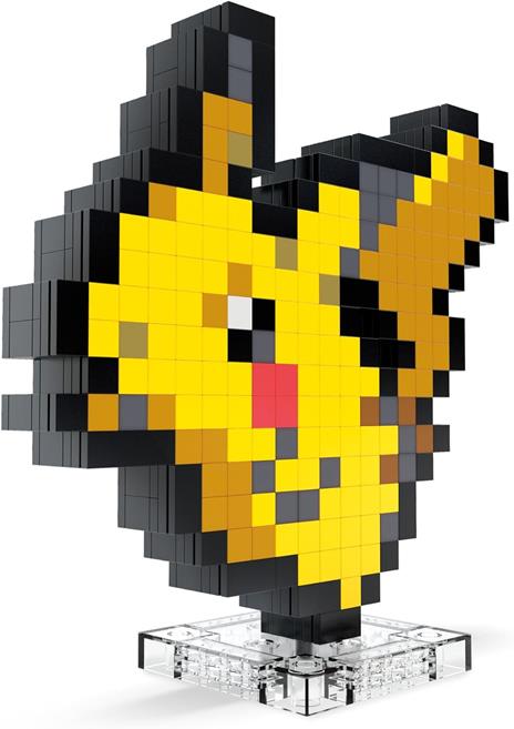 Mega Pokémon Showcase - Pikachu, Set in Stile retrò pixelato da Costruire con 400 Pezzi - 5