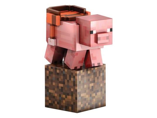 Minecraft Diamond Level Action Figura Pig 14 Cm Mattel