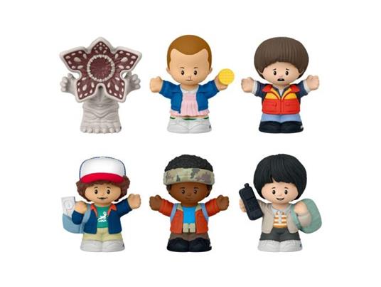 Stranger Things Fisher-price Little People Da Collezionemini Figures 6-pack Castle Byers 7 Cm Mattel