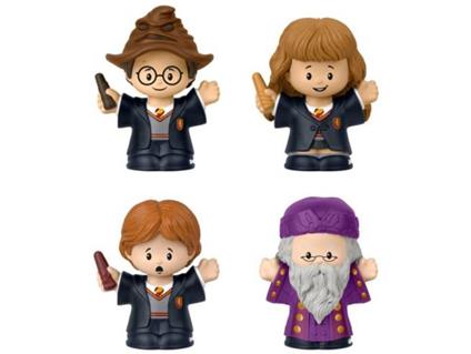 Harry Potter Fisher-price Little People Da Collezionemini Figures 4-pack Philosopher's Stone 6 Cm Mattel