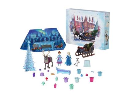 Frozen Calendario Dell'avvento Con Dolls E Minifigures Mattel