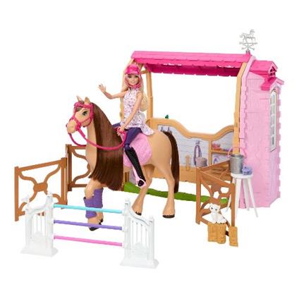 Set bambola Ultimate Stable Mysteries The Great Horse Chase BARBIE HXJ44