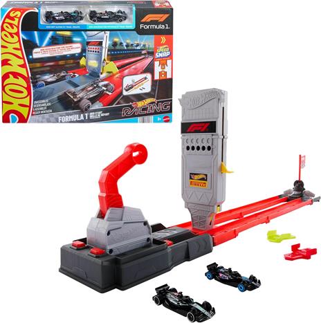 Hot Wheels Racing Formula 1 Griglia di Partenza con 2 macchinine