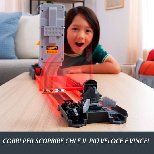 Hot Wheels Racing Formula 1 Griglia di Partenza con 2 macchinine - 2