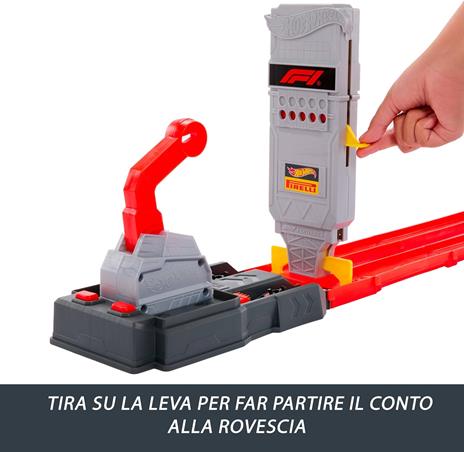 Hot Wheels Racing Formula 1 Griglia di Partenza con 2 macchinine - 5