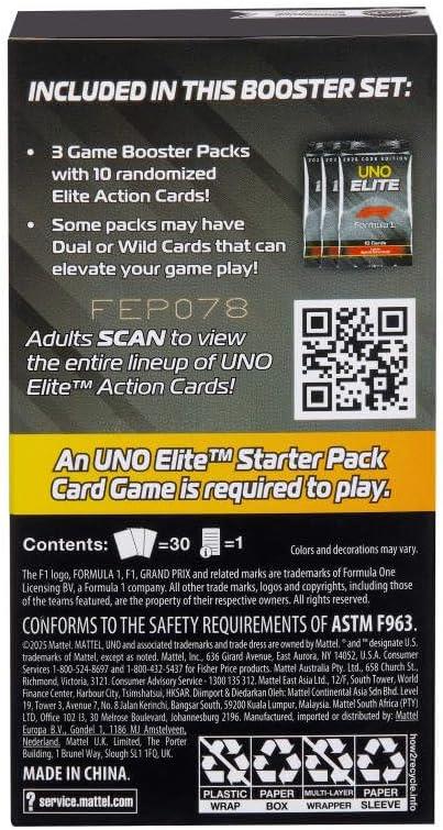 Mattel Uno Elite Rac Booster Set - 6