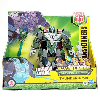 Personaggio Transformers Bumblebee Cyberverse 20 Cm Thunderhowl Hasbro F7110