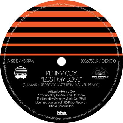 Lost My Love - Vinile LP di Kenny Cox