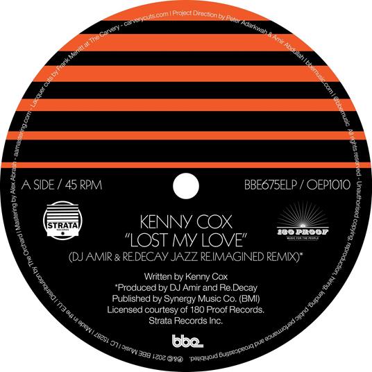 Lost My Love - Vinile LP di Kenny Cox