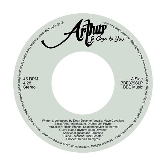 So Close to You - Reincarnation - Vinile LP di Arthur
