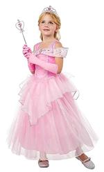Costume Principessa - Pink Princess, Taglia S per Bambine 3/4 Anni