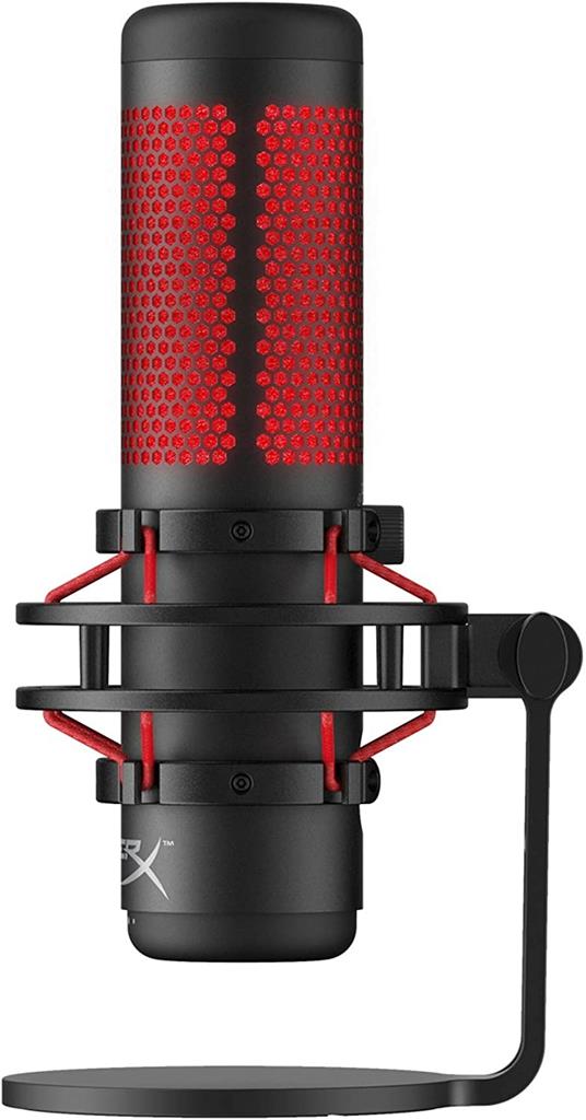 HyperX HX-MICQC-BK Quadcast, Microfono Standalone per Streamer e Podcaster - 2