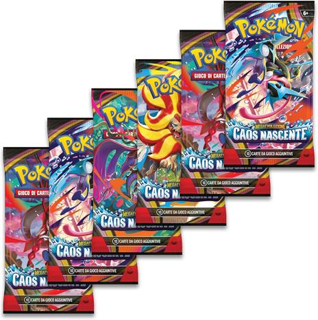 Pokemon - Bundle 6 bustine Caos Nascente - 3