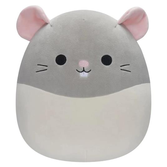 Squishmallows: Rei Toys - Personaggio 30 Cm Serie 2 - Grey E White Rat