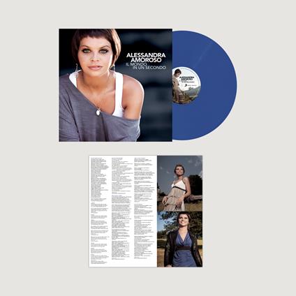 Il Mondo In Un Secondo (Blue Coloured Vinyl) - Vinile LP di Alessandra Amoroso
