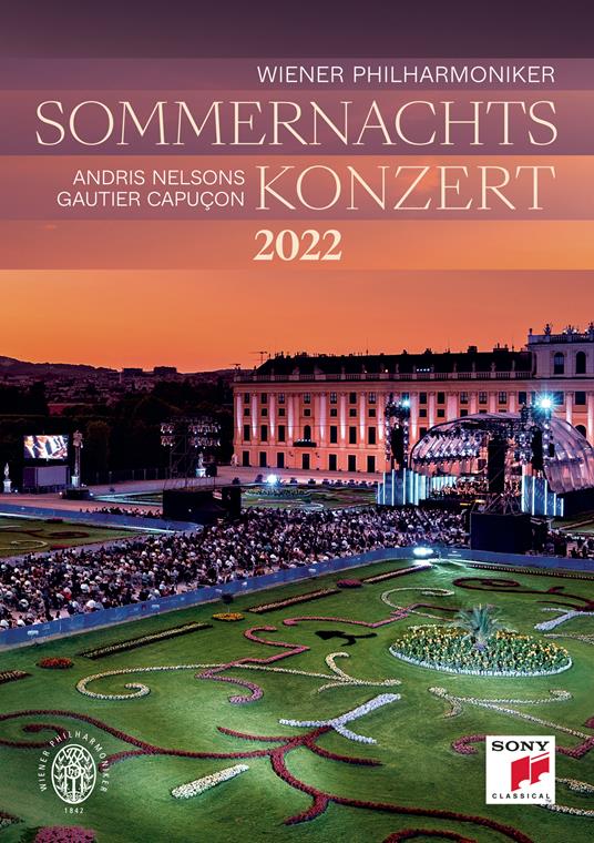 Sommernachtskonzert 2022 (Summer Night) (DVD) - DVD di Gautier Capuçon,Wiener Philharmoniker,Andris Nelsons
