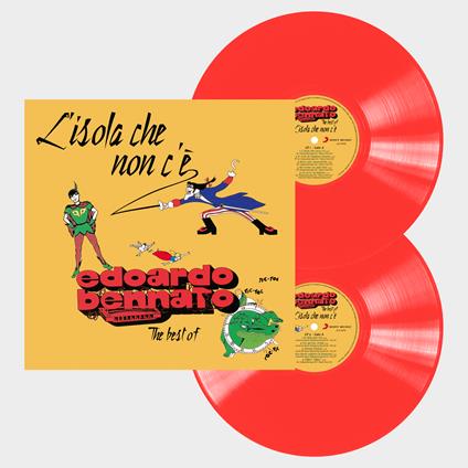 L'isola che non c'è (Red Coloured Vinyl) - Vinile LP di Edoardo Bennato