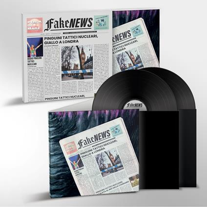 Fake News - 2 LP Nero (RIP) - Vinile LP di Pinguini Tattici Nucleari